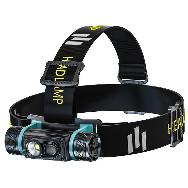 ZVD - Torche Frontale led Rechargeable 1300 Lumens - 7 Modes, Lumière Rouge, Étanche