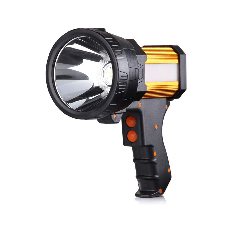 Torche rechargeable par usb de torche led super puissante pour l'urgence de camping à la maison