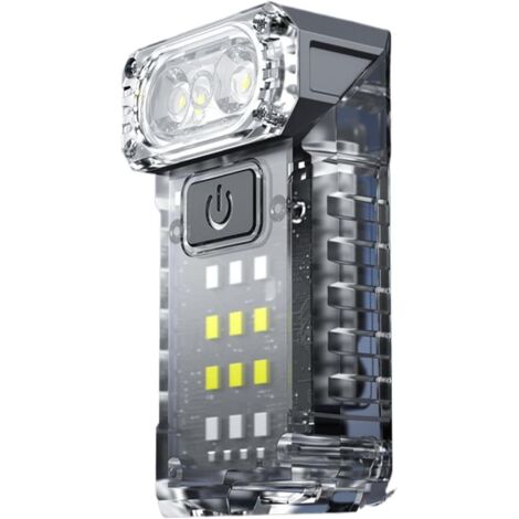 Torche Porte Cl s Compacte de Poche Rechargeable Mini Lampe