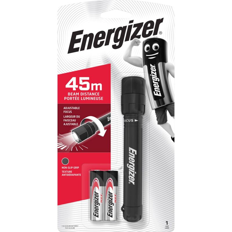 Lampe de poche Energizer X-Focus 2AA led à pile(s) 50 lm 100 g