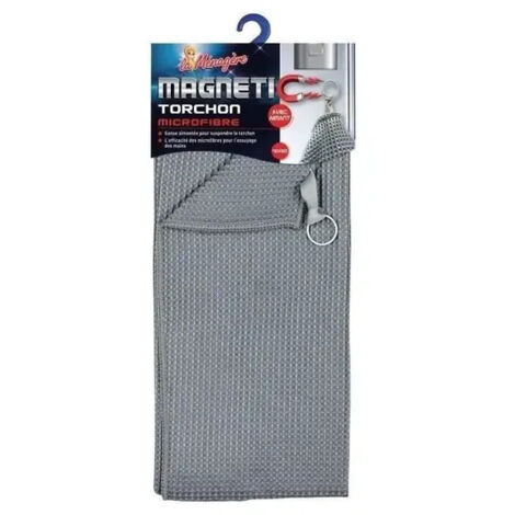 Torchon microfibre aimanté 40x60cm sur cavalier