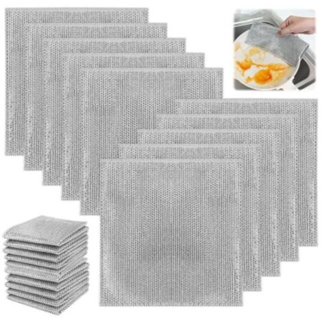Torchon - Non spécifié - 10 Pièces - Fil de Fer - Réutilisable - Anti-Rayures