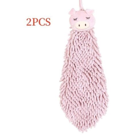 Torchons de Cuisine - Non spécifié - Chenille - Rose - Absorbants - Pour Enfants et Adultes