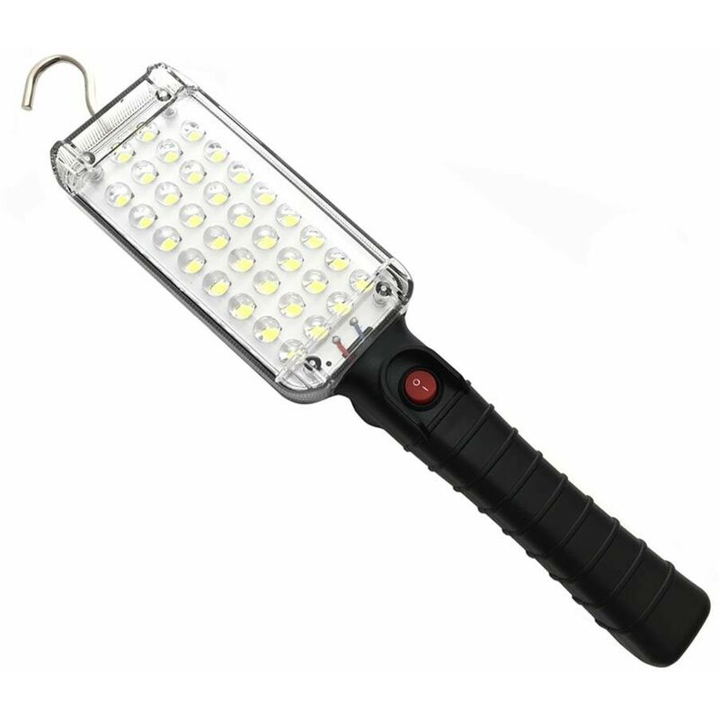 Image of Torcia 34 Led Smd Lampada Da Lavoro Portatile Ricaricabile Gancio Calamita