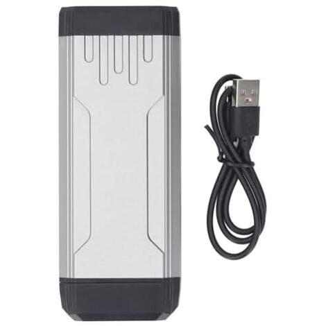 Torcia a LED ricaricabile, luce da tenda e torcia 2 in 1, con faretto regolabile, attenuazione continua, 4 modalità di illuminazione e lega di alluminio magnetica.
