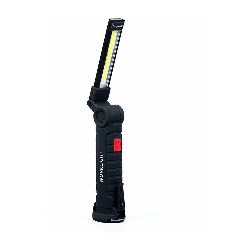 Image of Torcia a LED Torcia USB Ricaricabile LED Lampada da lavoro Magnetica Gancio COB Lanterna per luce di riparazione auto da campeggio all'aperto Piccola