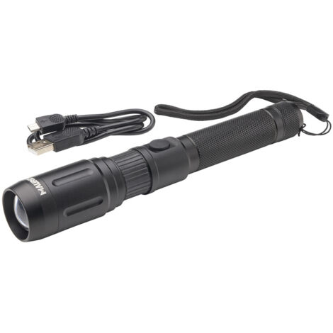 TORCIA BATTERIA 1 LED RICARICABILE USB C/ZOOM MAURER- CF. BLISTER