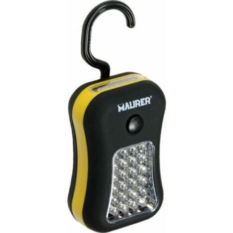 TORCIA BATTERIA MAGNETICA MAURER 24+4LED 3XAAA NON INCLUSE- CF.BLISTER