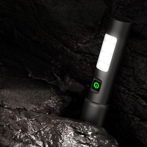 Torcia da esterno ultra luminosa e a lungo raggio, realizzata in lega di alluminio, portatile e ricaricabile, con batteria di lunghissima durata, ideale per alpinismo e attività avventurose, con zoom