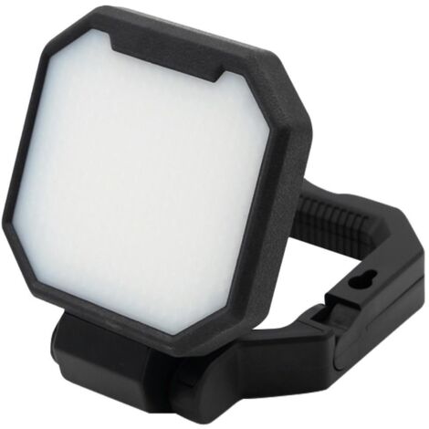 Torcia da lavoro LED SMD dimmerabile (15W 1200lm) Distanza di illuminazione IPX4 fino a 10m colore nero