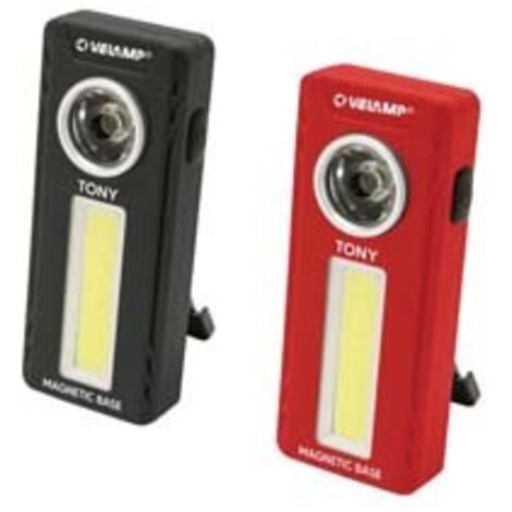 TORCIA DA LAVORO PORTATILE A LED TONY IS416- - 1w - 270 lumen - mm.110x50x30h - 12 pezzi VELAMP