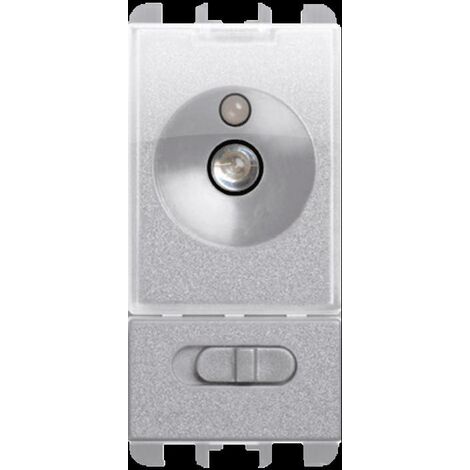 Torcia elettrica 230v ca 50-60hz 1 modulo alluminio urmet 10297al