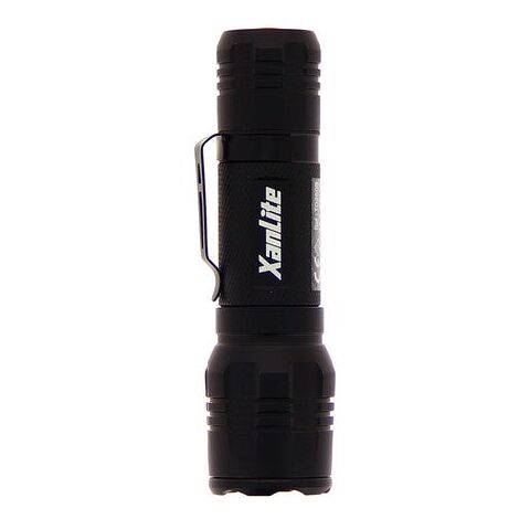 Torcia elettrica a batteria nera Xanlite 250 lm 3 modalità XANLITE