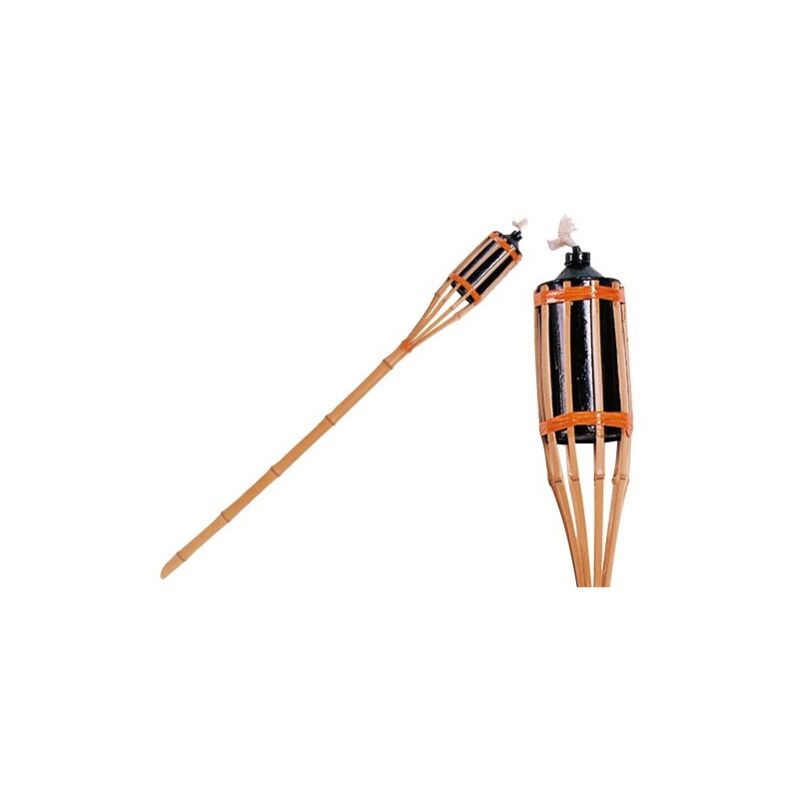 Torce torcia fiaccola in bamboo da terra H.100 cm arredo giardino