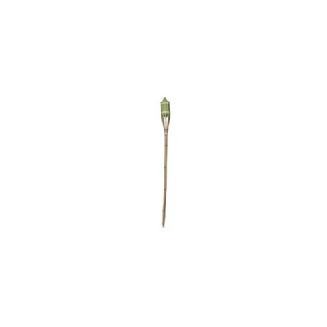 TORCIA IN BAMBU' CON PUNTALE- - cm.150h. con serbatoio ø cm.20x7h. - 8 pezzi LAPILLO