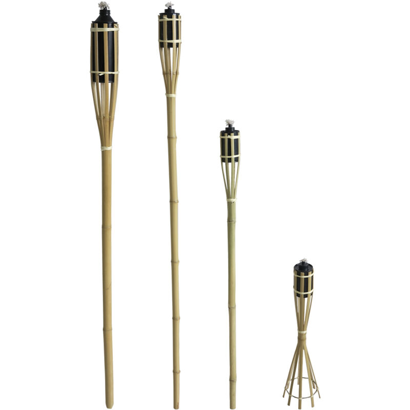 'TORCIA IN BAMBU'' h. cm 120 - serbatoio lt 0,2' h. cm 120 - serbatoio lt 0,2