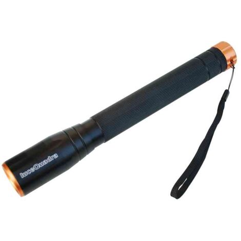 Torcia in metallo a batteria da campeggio e nautica 20 Watt distanza 600 mt