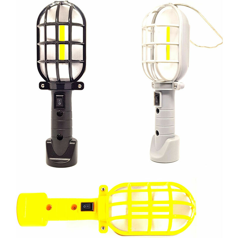 Image of R&g - torcia lampada 16 led smd lanterna da lavoro emergenza pile magnetica campeggio