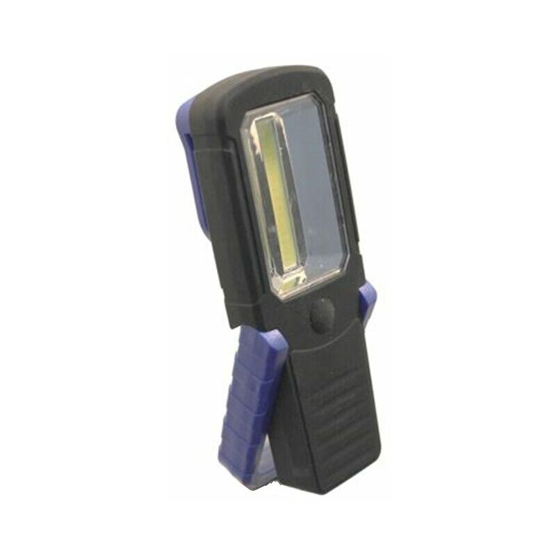 Image of Torcia lampada portatile a batterie led strip cob pieghevole orientabile