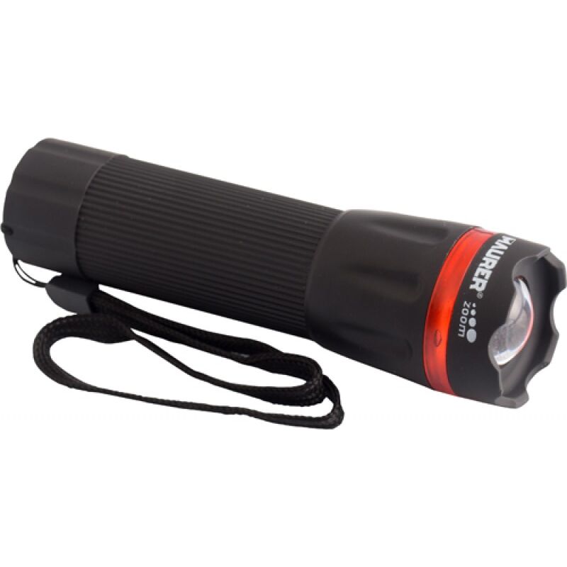 Image of Torcia led batteria Maurer con zoom 3AAA non incluse - cf. blister
