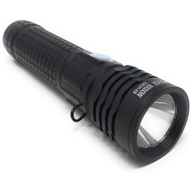 Image of Torcia led cob tattica ricaricabile con magnete 3 modalità di illuminazione pila a batteria con asta flessibile lampada portatile luce emergenza