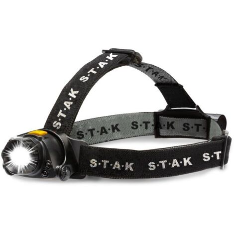 Torcia led frontale Kaizer, 10W, 900 lumen, con zoom, autonomia 5 ore - Stak ST201