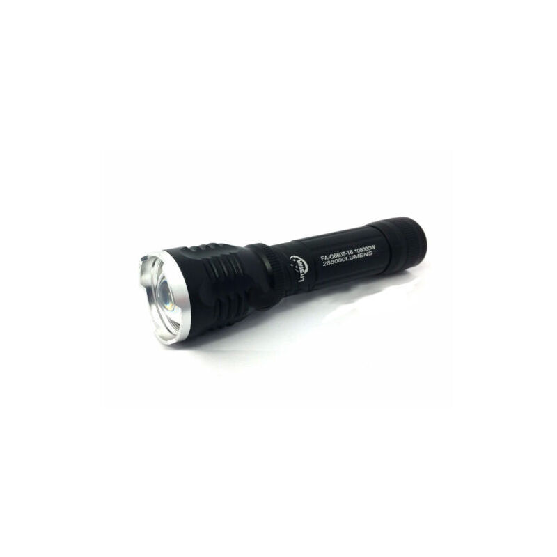 Torcia led luce bianca 108000 w ricaricabile waterproof supporto bici zoom FAQ6