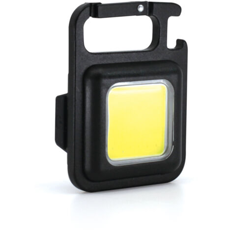 TORCIA LED MULTIFUNZIONE CON MOSCHETTONE, BASE MANGNETICA, 6 TIPI DI LUCE