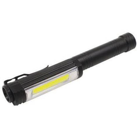 TORCIA LED NERO CALAMITO LUCE QUADRA