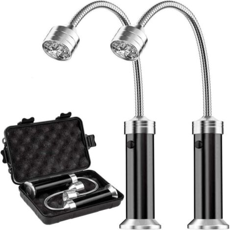 Torcia LED portatile versatile con robusto alloggiamento in metallo,