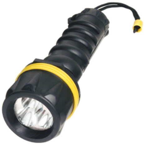 TORCIA LED RUBBER 2 BATTERIE D (NON INCLUSE)  12 PZ