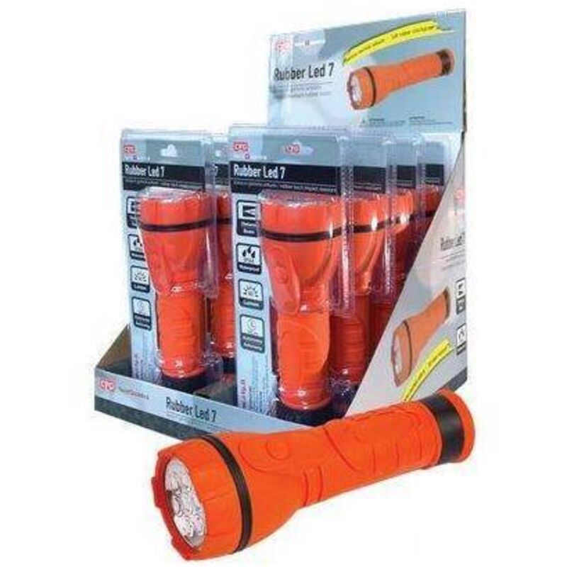 CRC - torcia led rubber led 7 expo luce quadra