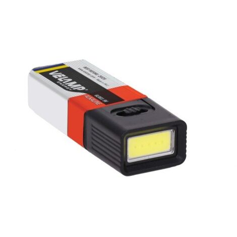 Torcia led Snicker con pila 9V, 1W, 50 lumen, autonomia 10 ore - Velamp IN217