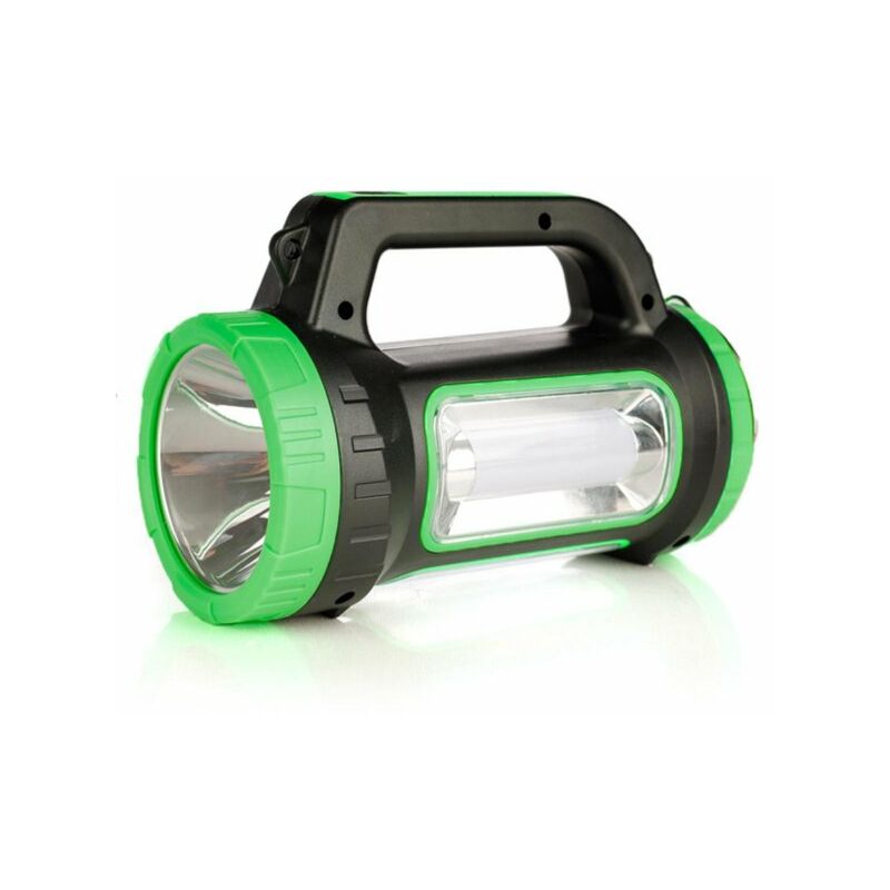 Image of A2zworld - Torcia Led Solare Lanterna da Campeggio Ricaricabile usb e Solare Batteria 1500mAh 5 Modalità