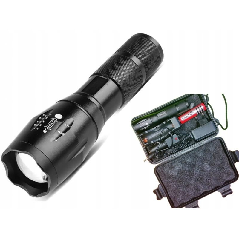 Torcia LED tattica super potente per la polizia militare