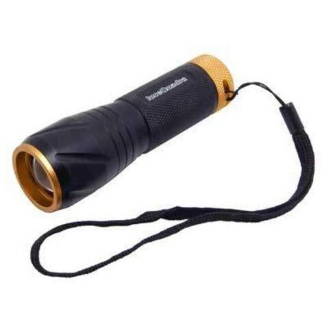 TORCIA METALLO LED S BATTERIE DURACELL NERO LED 5W - CFG