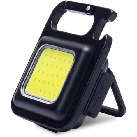 Torcia portachiavi 500 lumen mini portatile magnetica ricaricabile