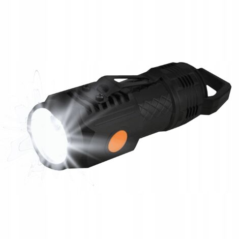 Torcia portachiavi a LED 5 modalità multifunzionale