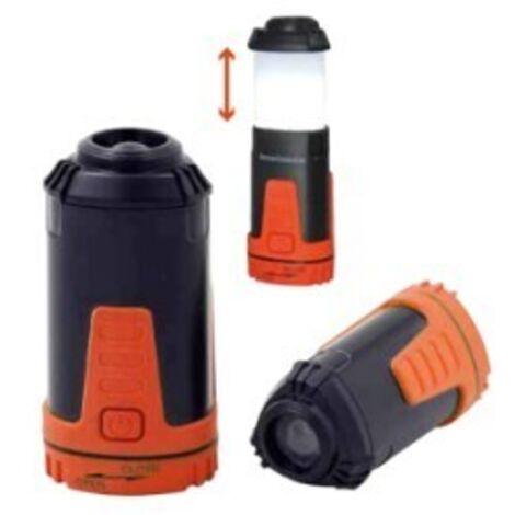 Torcia Robo Camping Led Light, 90 Lumen, Portata Luce 60 MT