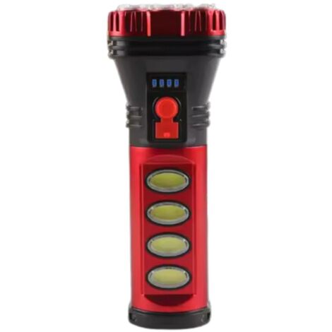 Torcia Solare Multifunzionale Batteria Integrata USB IP44 9LED