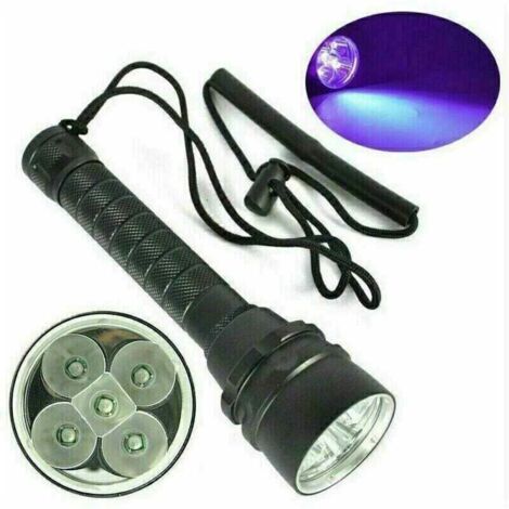 Torcia subacquea ricaricabile da 5000 lumen, torcia subacquea da 100 metri con 1 caricabatterie