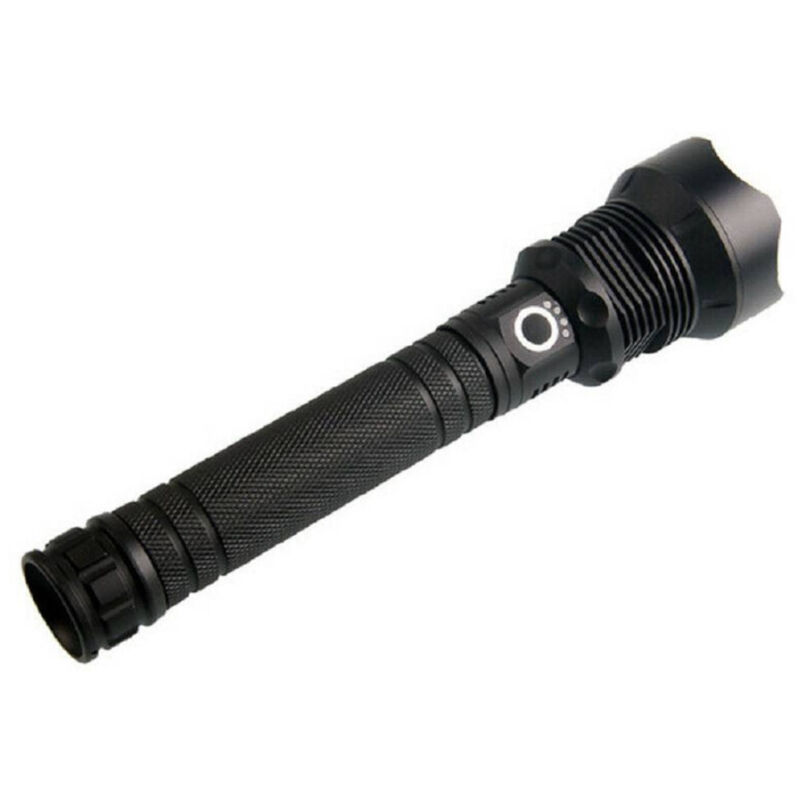 Torcia Tattica a Led Ricaricabile Portatile Con 3 Modalità Di Illuminazione - - Trade Shop Traesio