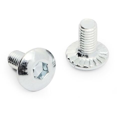 torex tornillo embellecedor rosca métrica. cabeza allen. con estrías bajo la cabeza. elegir acabado y longitud. acabado zincado largo 16mm