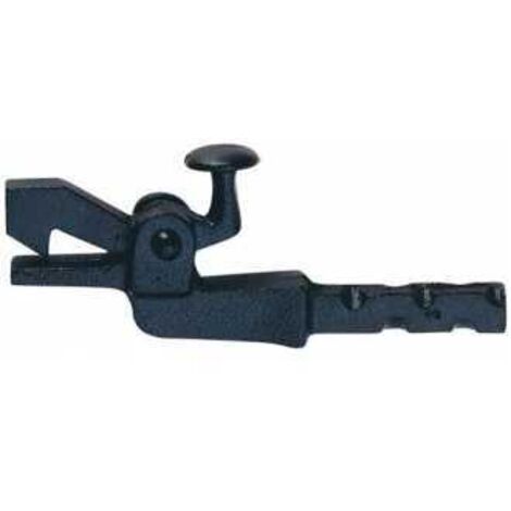 Torhalter 1302 Gr.1,Länge sichtbar 110mm,Wandmontage,Temperguss schwarz lackiert