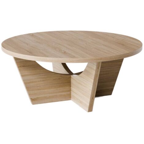 TORI runder Couchtisch Ø90 cm Sonoma Eiche
