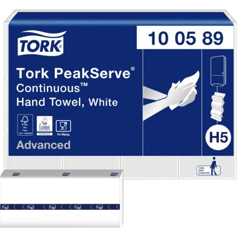 TORK 100589 Essuie-main en papier (L x l) 22.5 cm x 20.1 cm 1 set