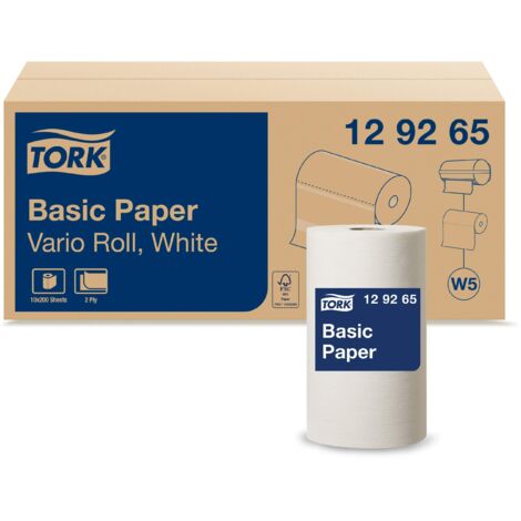 Tork 129265 Salviette di carta bianche 200 fogli