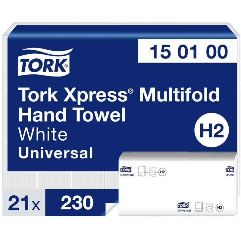 Tork - 150100 Essuie-main en papier blanc 21 pc(s)