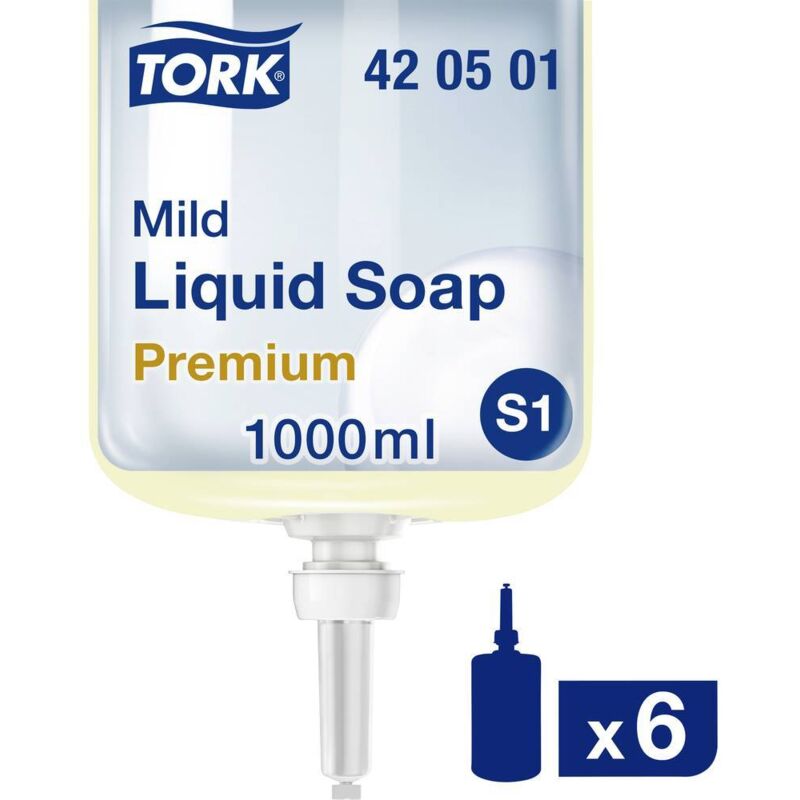 TORK Mild 420501 Savon liquide 1 l 6 pc(s)