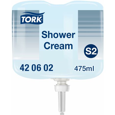 Tork Mini sapone liquido per corpo e capelli - 420602 - Bagnoschiuma e shampoo 2 in 1 per dispenser S2 - Fragranza fresca unisex di qualità premium 1 x 475 ml